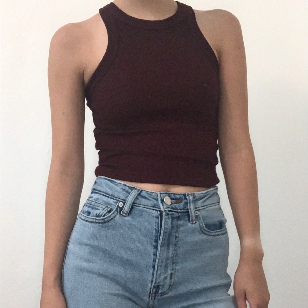 Maroon Tank Top